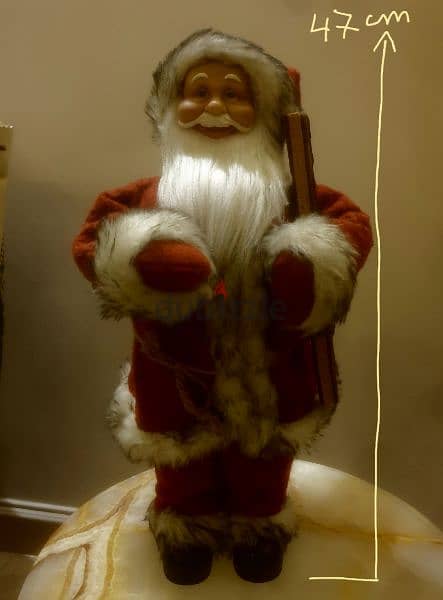 تمثال بابا نويل قديم جدا الارتفاع ٤٧ سنتم السعر 80 دولار 3