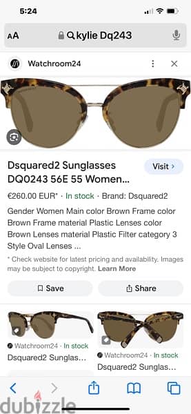 DISQUARED sunglasses size 55 great condition 13