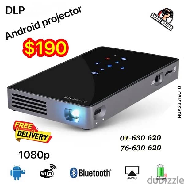 portable projector $190 0