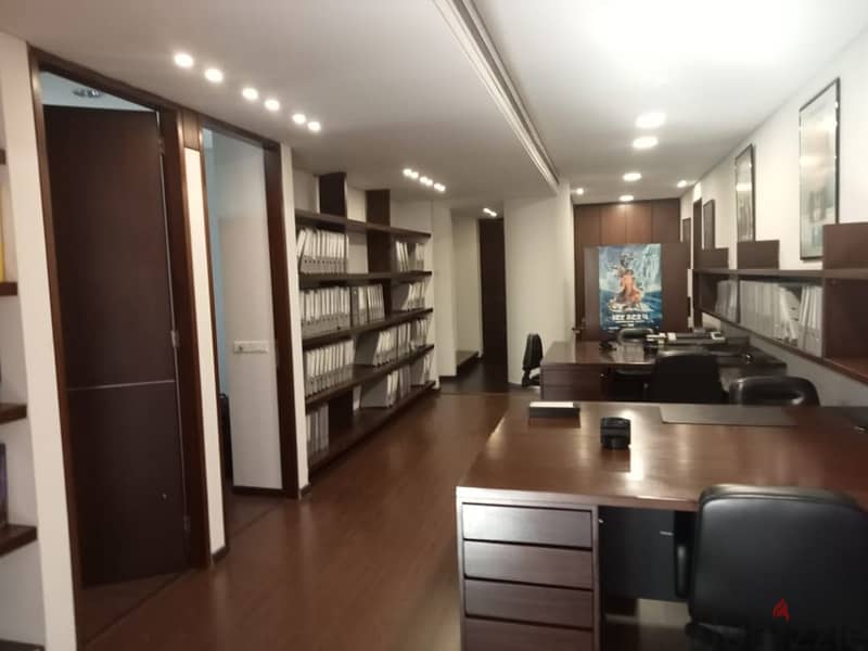 235 Sqm | Fully Furnsihed Office For Rent With Sea View In Achrafieh 3