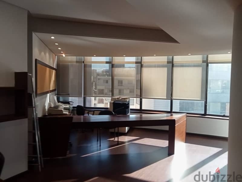 235 Sqm | Fully Furnsihed Office For Rent With Sea View In Achrafieh 5