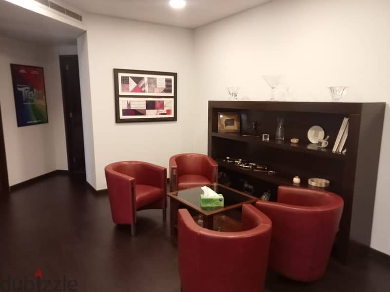 235 Sqm | Fully Furnsihed Office For Rent With Sea View In Achrafieh 7