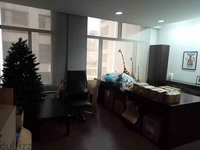 235 Sqm | Fully Furnsihed Office For Rent With Sea View In Achrafieh 8