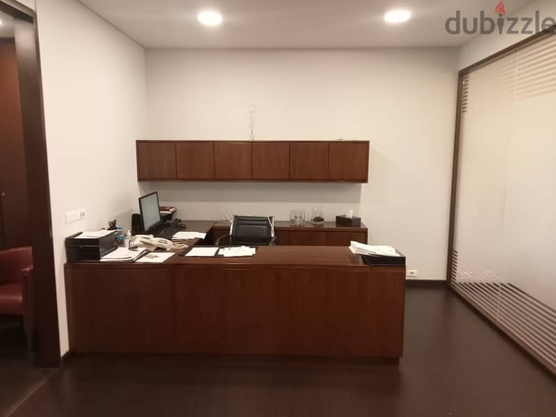 235 Sqm | Fully Furnsihed Office For Rent With Sea View In Achrafieh 9