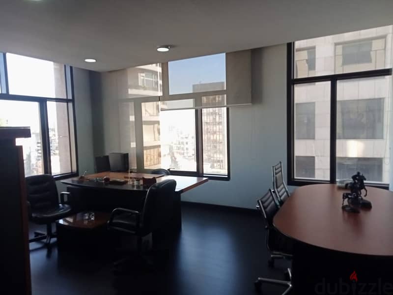 235 Sqm | Fully Furnsihed Office For Rent With Sea View In Achrafieh 14