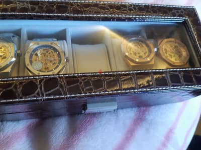 Box of 4 Audemars piguet Skeleton