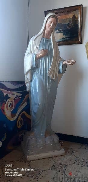 تمثال للسيدة العذراء "" medugorje"ارتفاع ١٧٢ سم 1
