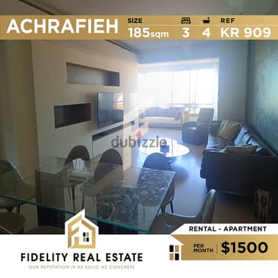 Apartment for rent in Achrafieh KR909