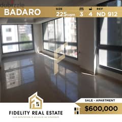 Apartment for sale in Badaro ND912 0