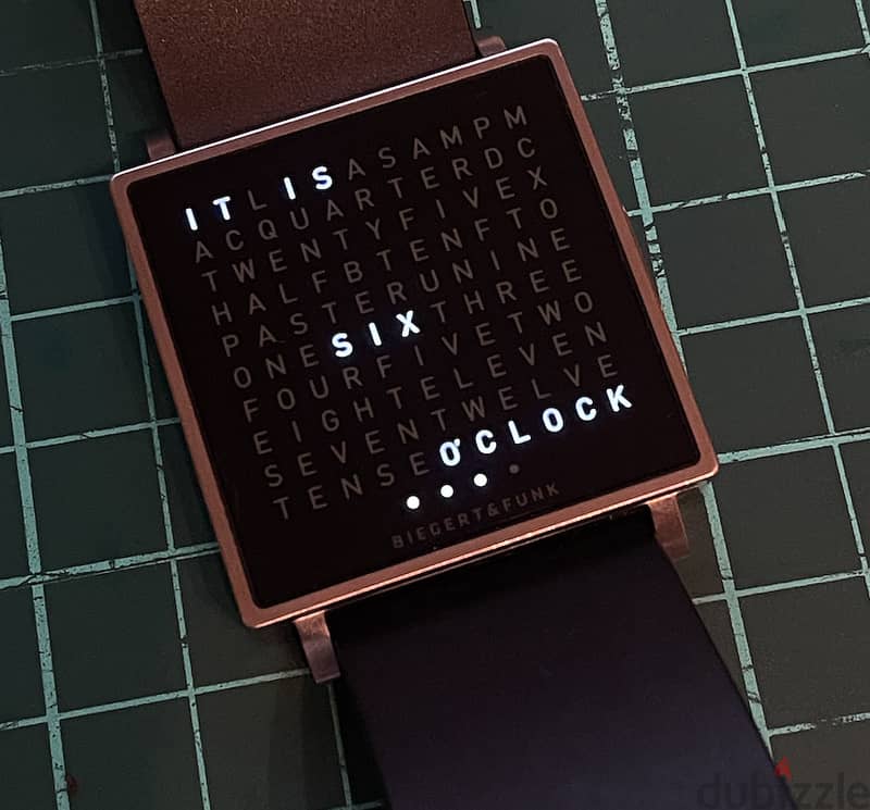 QLOCKTWO Biegert & Funk Watch 0