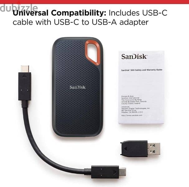 SanDisk Extreme Portable SSD Portable Drives 1TB 1