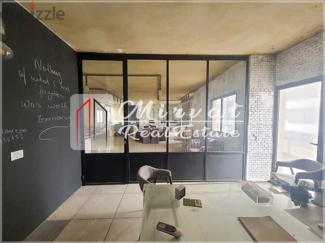 Stylish Industrial Interior Office Surface For Rent Zalka 1250$ 12