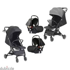 Compact Travel Baby Stroller & Sleep Shade with Baby Car Seat 0