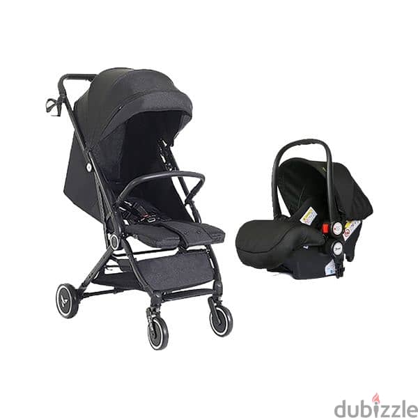 Compact Travel Baby Stroller & Sleep Shade with Baby Car Seat 3