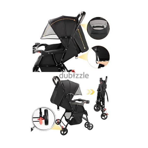 Foldable Compact Travel Buggy Pushchair Baby Stroller 1