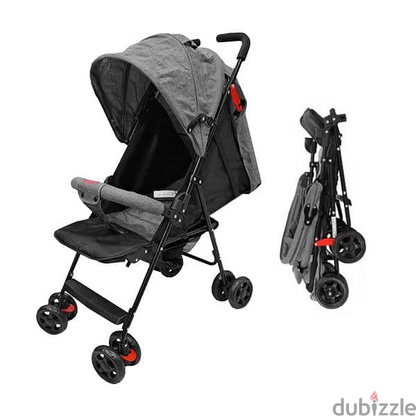 Portable Sit and Lie Down Baby Stroller 0