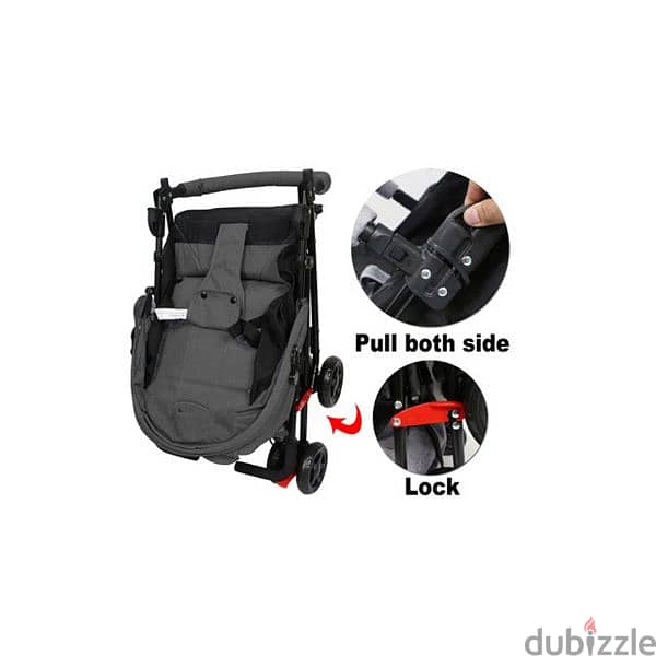 Portable Sit and Lie Down Baby Stroller 1