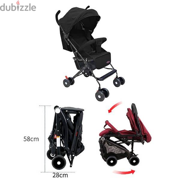Lightweight Foldable Travel Baby Stroller 1
