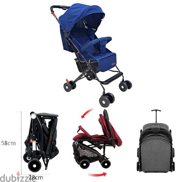 Lightweight Foldable Travel Like Bag Baby Stroller 1