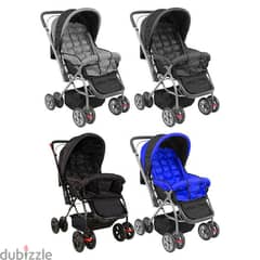 Baby Stroller with Mosquito Net & Reversible Handle