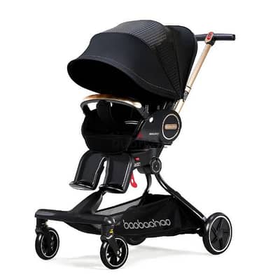 Luxurious 360° Rotating folding stroller with Lying Position