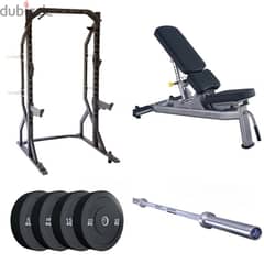 Power Rack / Bench / Weights Package