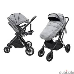 Folding Aluminum Infant Baby Stroller with Carriage Pushchair 0