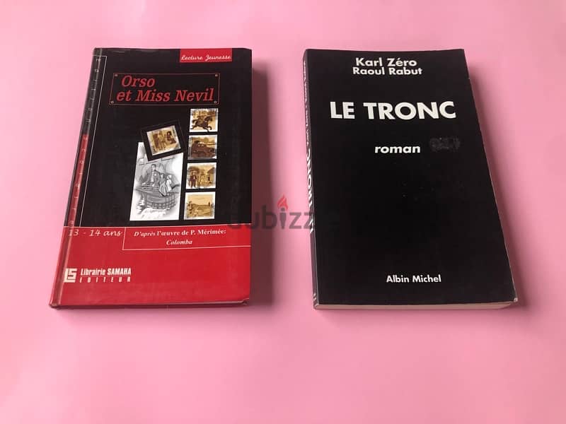 كتب فرنسية للبيع 1