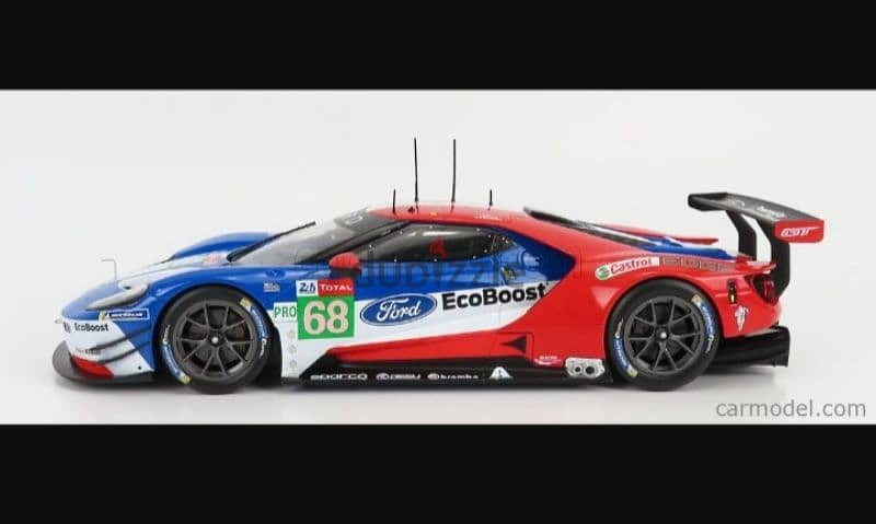 Ford GT (24H Le Mans 2019) diecast car model 1;18. 1