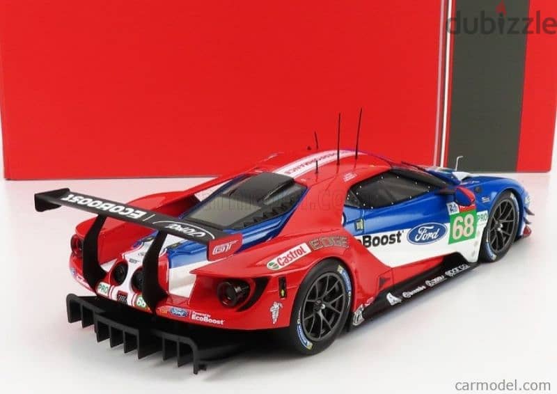 Ford GT (24H Le Mans 2019) diecast car model 1;18. 4