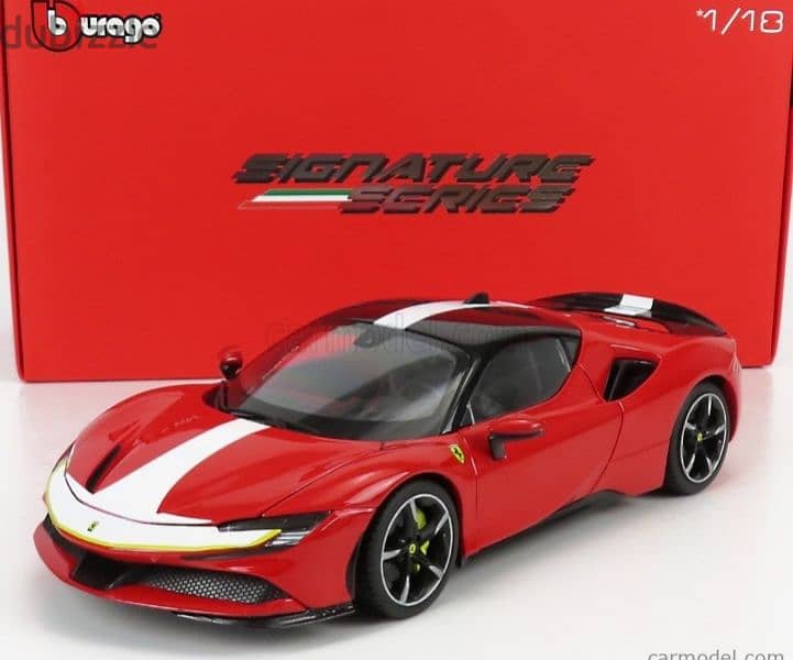 Ferrari SF90 Stradale Assetto Fiorano '20 diecast car model 1;18 0