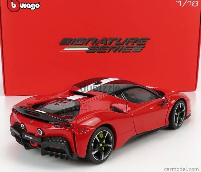 Ferrari SF90 Stradale Assetto Fiorano '20 diecast car model 1;18 4