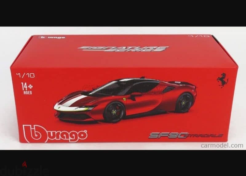 Ferrari SF90 Stradale Assetto Fiorano '20 diecast car model 1;18 9