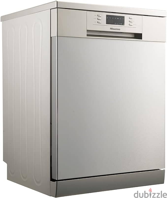 Hisense Dishwasher 14 Place Settings silver غسالة أطباق فضي 1