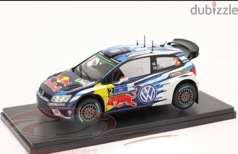 VW Polo R WRC (Rally Mexico 2016) diecast car model 1:24. 0