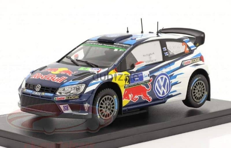 VW Polo R WRC (Rally Mexico 2016) diecast car model 1:24. 1