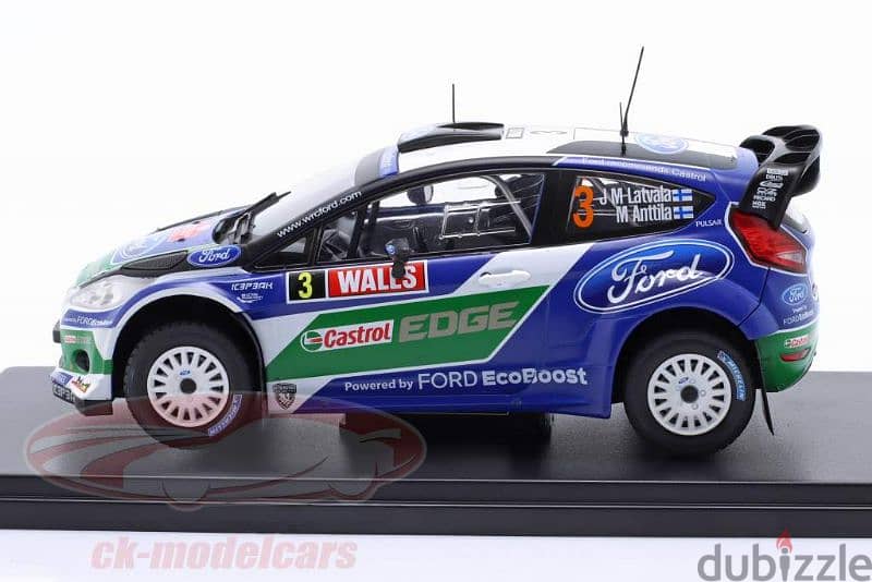 Ford Fiesta RS WRC (Rally Wales2012) diecast car model 1:24 2
