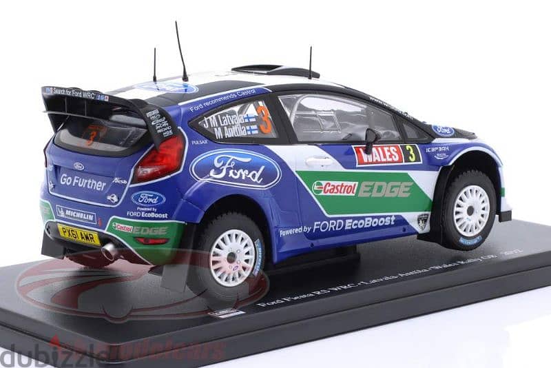 Ford Fiesta RS WRC (Rally Wales2012) diecast car model 1:24 3