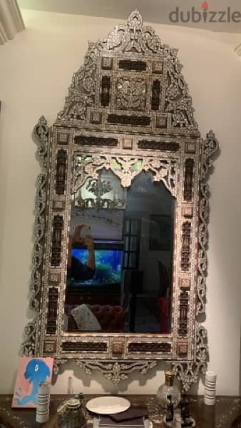 console with mirror & chairs كونسول دمشقي مع مراية وكراسي 3
