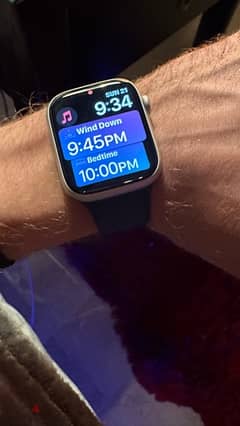 Apple Watch S9 45mm Silver AI Blue