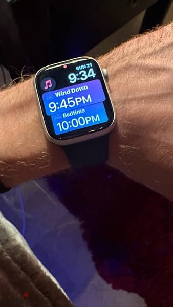 Apple Watch S9 45mm Silver AI Blue 0