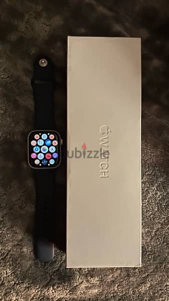 Apple Watch S9 45mm Silver AI Blue 2