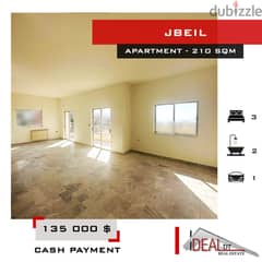 Apartment for sale in Jbeil 210 sqm شقة للبيع في جبيلref#MC540213