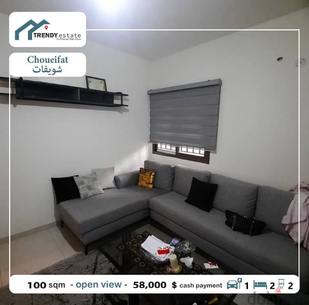 Apartment for sale in choueifat شقة للبيع في الشويفات موقع ممتاز 1