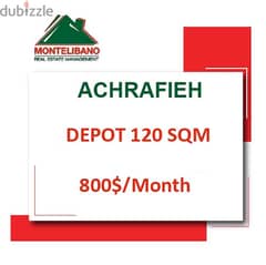 800$/Cash Month!! Depot for rent in Achrafieh!!