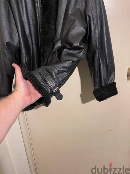 NATIONAL PATROL leather jacket size xl 5