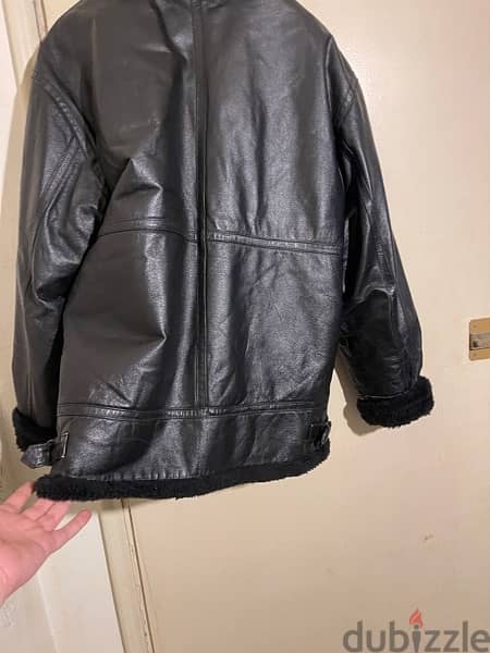 NATIONAL PATROL leather jacket size xl 8