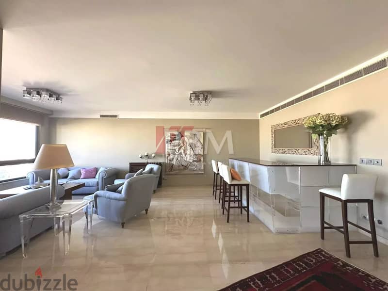 Amazing Furnished Apartment For Rent In Achrafieh |High Floor|300 SQM| 3