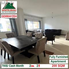 700$/Cash Month!! Apartment for rent in Gemmayzeh!!