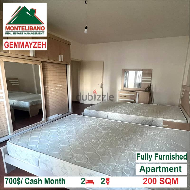700$/Cash Month!! Apartment for rent in Gemmayzeh!! 2